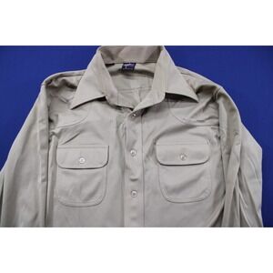 Joel‎ Long Sleeve Shirt Tan Size Large Polyester